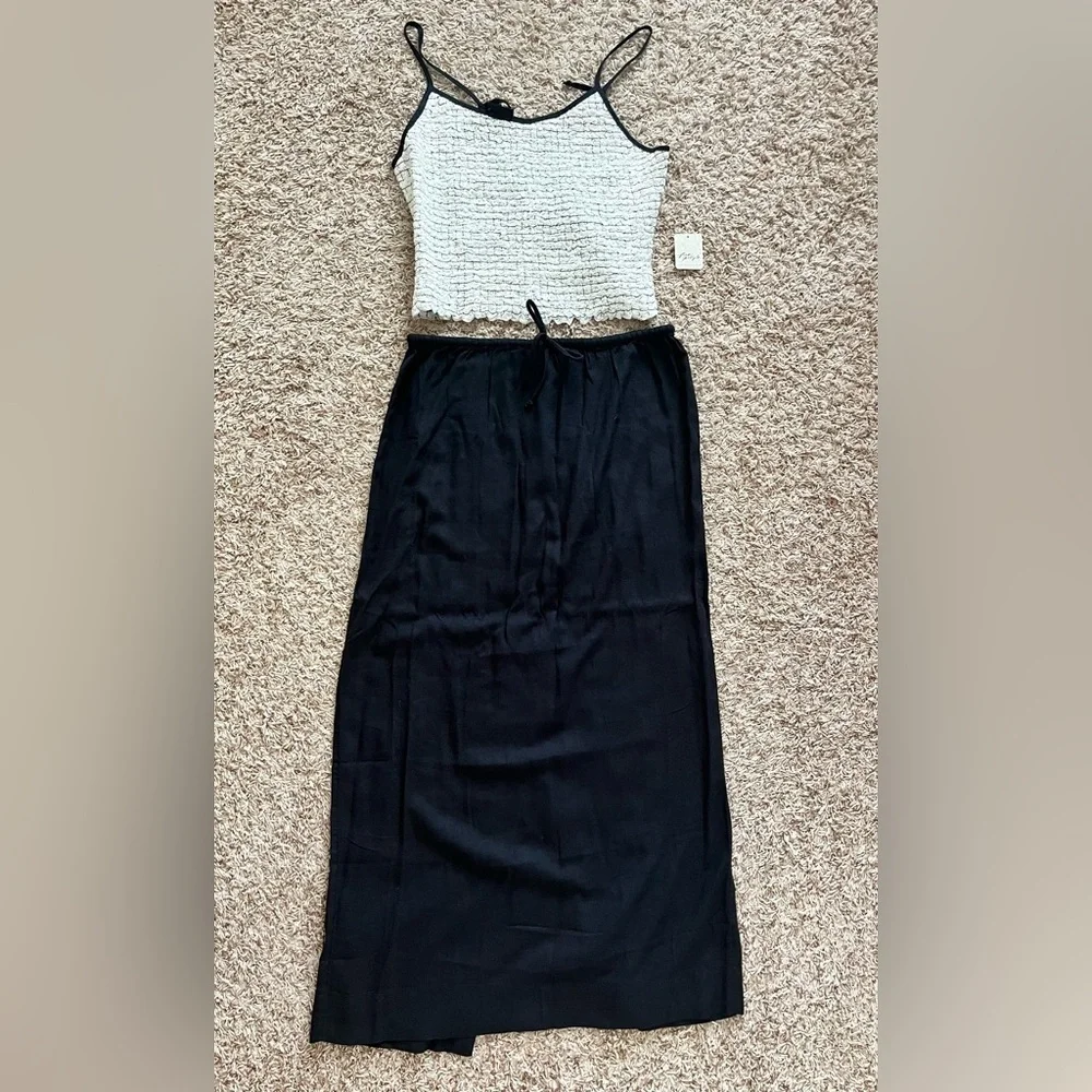 Free People Babetown Linen Skirt Set